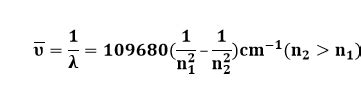 Image result for Rydberg Equation Example