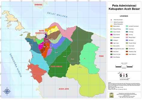 Peta Kabupaten Aceh Besar