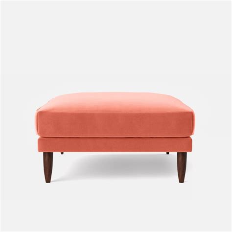Islay Ottoman in Real Wooden Frame – Crafts Mill Bespoke Furniture