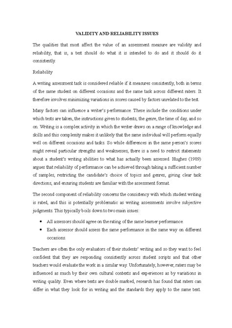 Image result for Methodological Issues Validity Reliability