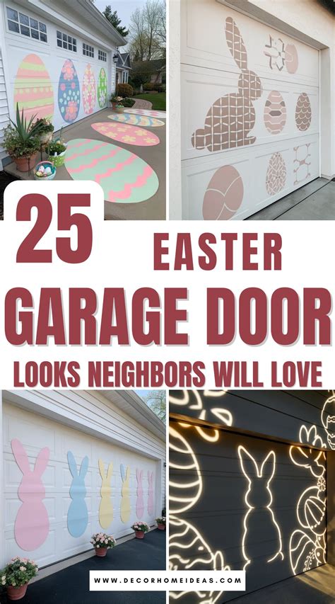 25 Easter Garage Door Decorations to Delight Your Neighbors