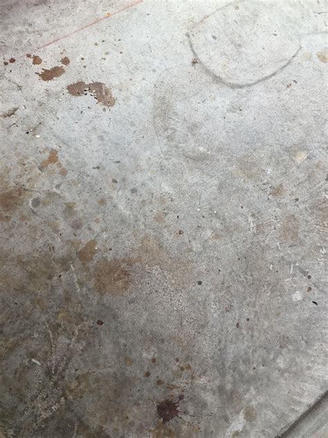 How to remove these garage floor stains? : r/fixit
