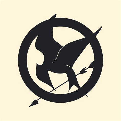 Hunger Games Logo Outline