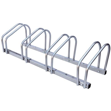 Buy iTrend Floor and Wall Mounted 4 Bike Stand - Galvanised Cycle Rack ...