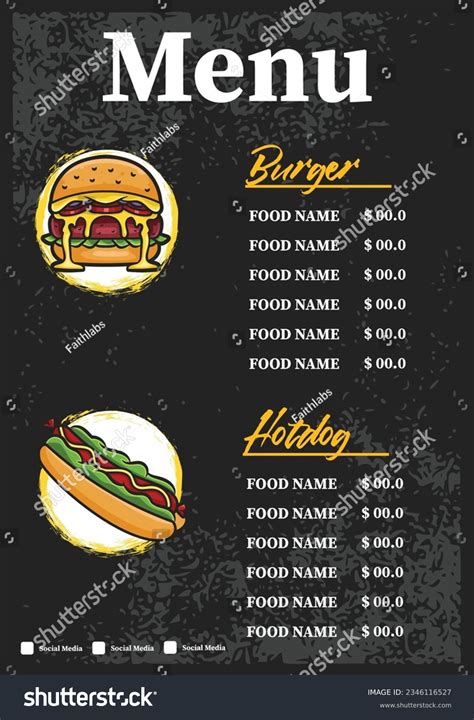 Fast Food Menu 的图像结果