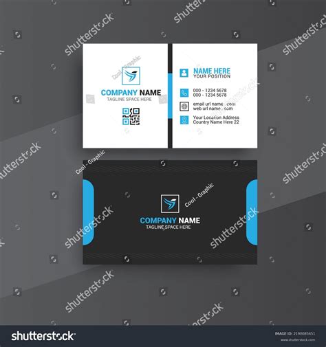 Vertical Business Card Design 的图像结果