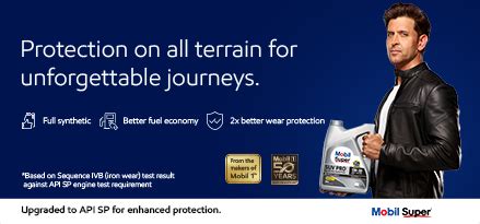 Synthetic Lubricants and Synthetic Oil | Mobil Super™ India