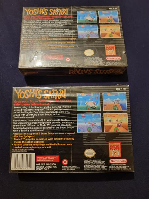 My dad owned a game shop back in the '90s. These 2 are the last of the sealed games that were ...