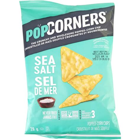 POPCORNERS SEA SALT CHIPS 28g – Canteen Canada