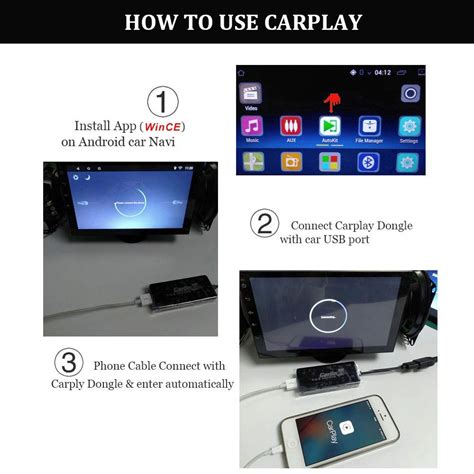 USB Wired carplay USB dongle Adapter Android auto carplay Receiver Box ...