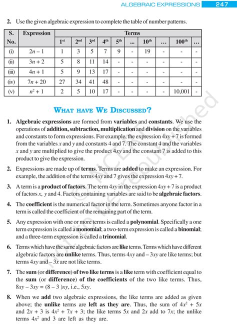 Image result for Tips for Algebra Class 7
