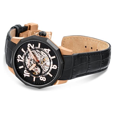 Buy Online Cerruti 1881 Black Dial Leather Strap Watch for Men ...