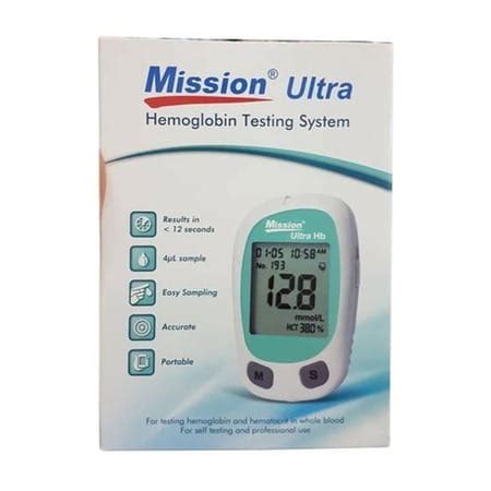 Buy MISSION ULTRA HEMOGLOBIN METER | 1 SET Online & Get Upto 60% OFF at ...