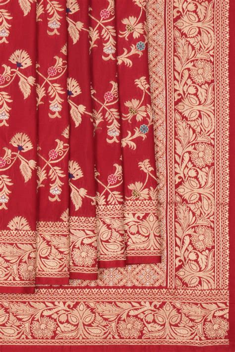 Banarasi Red Saree – Kalanjali