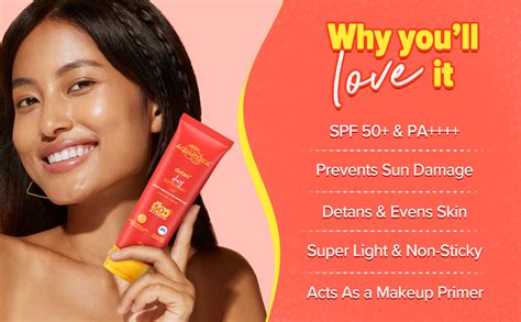 Aqualogica Detan+ Dewy Lightweight Sunscreen Gel with SPF 50+ & PA ...