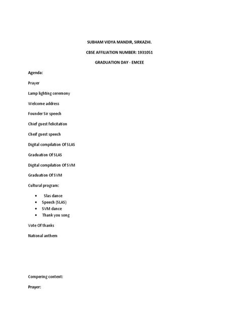 Image result for Graduation Day Emcee Tips