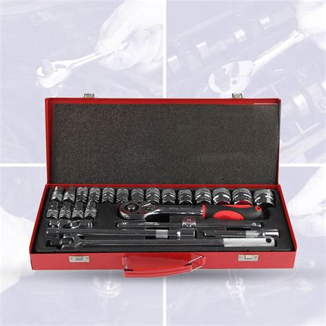 Hillgrove 24Pcs 1/2"inch Heavy Ratchet Socket Wrench Spannar Tool Goti ...