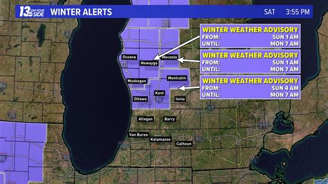 Winter Weather Alerts In West Michigan | wzzm13.com