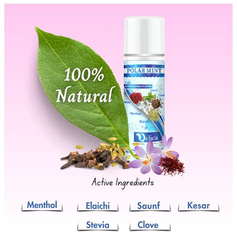 Polar Mint Ayurvedic Mouth Spray | Qelica for Fresh Breath & Oral Hygi ...
