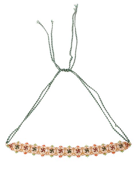 Buy Women Gold-plated Pearls Beaded Meenakari Head Chain for Women ...