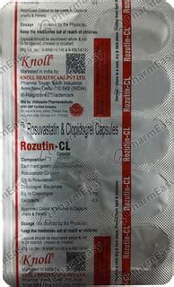 Rozutin Cl 10/75mg Strip Of 10 Capsules: Uses, Side Effects, Price ...