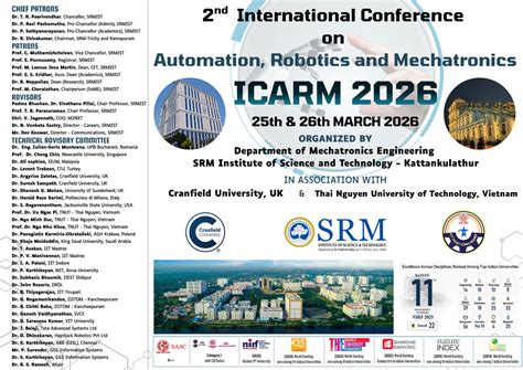 ICARM 2026: 2nd International Conference on Automation, Robotics ...