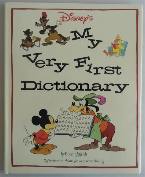 Disney's My Very First Dictionary: Vincent Jefferds: 9780810981805 ...