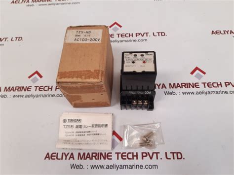Terasaki Tzs-hd Earth Leakage Relay Ac 100/200V – Aeliya Marine