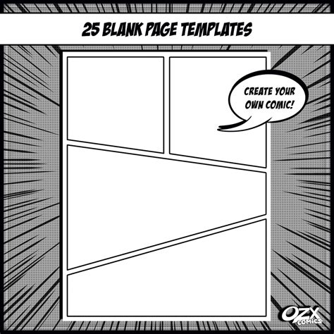 Comic Book Templates - Comic Strip Templates - Create Your Own Comic ...