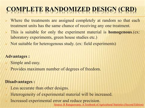 comparison of CRD, RBD and LSD | PPTX