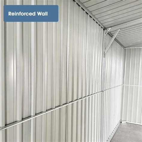 Xscape 20x10 FT Metal Outdoor Storage Shed for Car Truck Bike Garbage ...