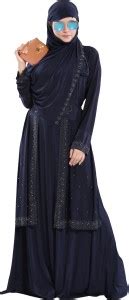 TUCUTE Chiffon Burqa With Hijab Price in India - Buy TUCUTE Chiffon ...