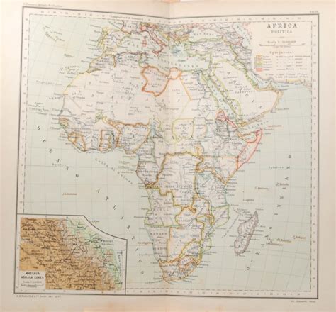 Antique Map Africa Political circa 1900 | Antico Gallery
