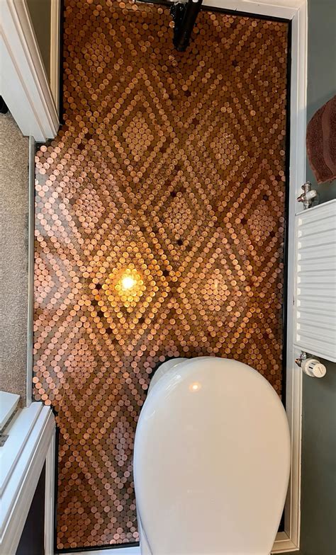 DIY Penny Floor with Epodex Epoxy Resin