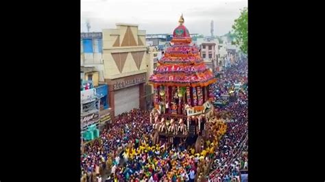 Chithirai Chariot Festival: Scores of Devotees Take Part in Colorful ...