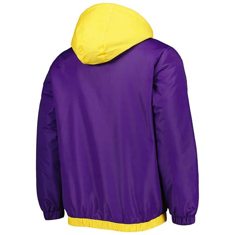 Starter Los Angeles Lakers The Triple Double Full-Zip Hoodie Jacket ...