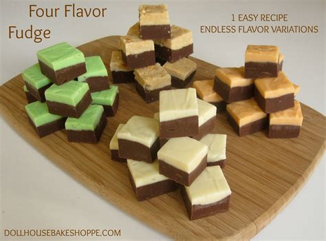 Simple 4 Flavor Fudge (1 easy recipe, endless flavor variations) - The ...