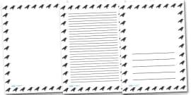 Raven Landscape Page Borders- Landscape Page Borders