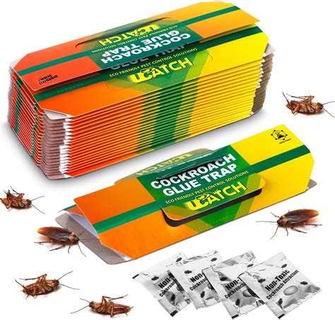 Amazon.com : Roach Trap Indoor - 12 Pack | Effective German Roach ...
