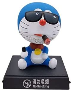 kawaii kart Doraemon Anime Action Figure Bobblehead Toy with Mobile ...