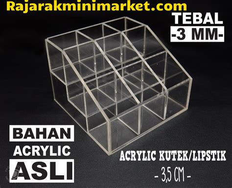 DISPLAY ACRYLIC – AKRILIK DISPLAY KUTEK 9 LUBANG | Jual Rak Minimarket ...