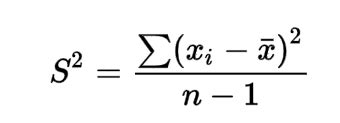 Image result for Variance Formula Expanded Form