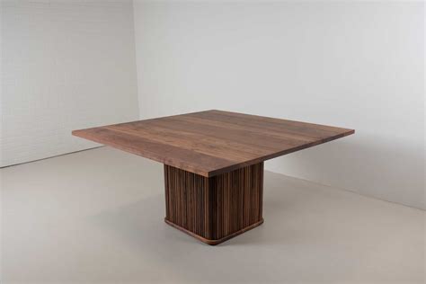 Small Pedestal Table | Wood Kitchen Table | Loewen Design Studios