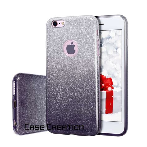 Case Creation 2 in 1 Use Flexible Slim Fit Shining Glitter Skin with ...