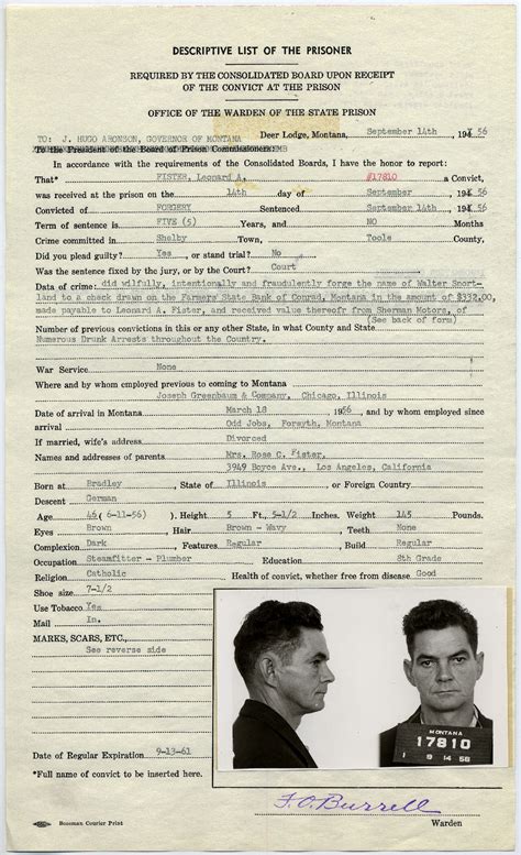 Fister, Leonard A. | Montana History Portal