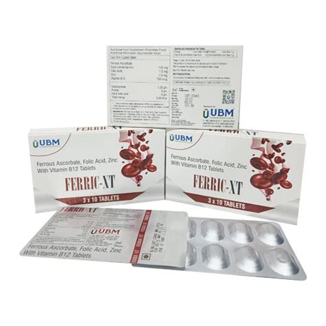 FERRIC-XT Tablets UBM Pharmaceuticals