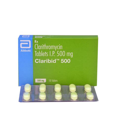Claribid 500 Tablet 10's Price, Uses, Side Effects, Composition ...
