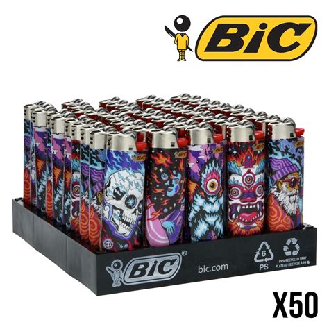 Briquet BIC Flaming X50 - Disponible sur S Factory