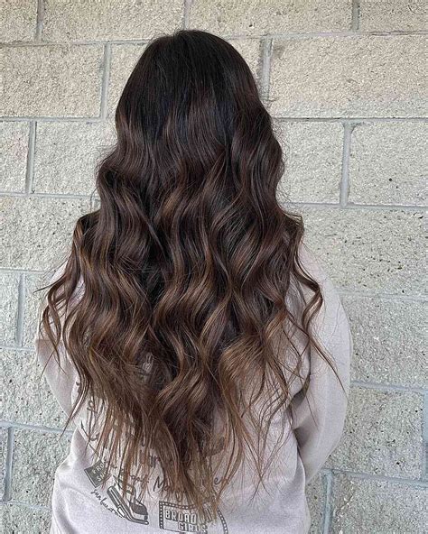 Dark Chocolate Brown Highlights 25 Stunning Chocolate Brown Balayage