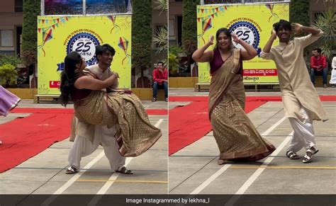 स्टूडेंट्स ने 'रांझणा' पर किया धमाकेदार डांस, परफॉर्मेंस के बीच लड़के ...